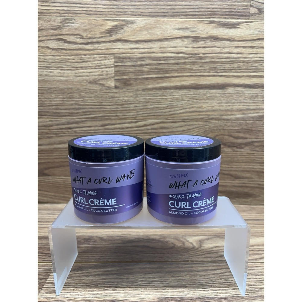 2 Curltrix What a Curl Wants Frizz Taming Curl Creme 12 oz Each